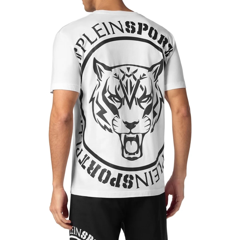 Plein Sport T-Shirt T-Shirt Carbon Tiger weiss