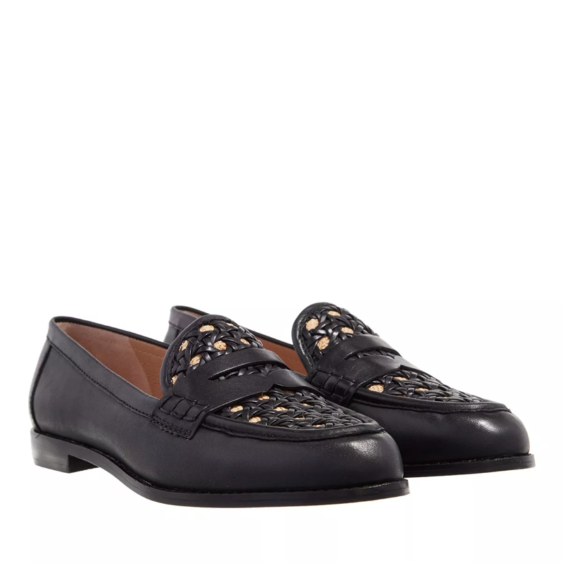 Lauren Ralph Lauren Loafer Wynnie Ii Flats Loafer Black Antique Ntrl