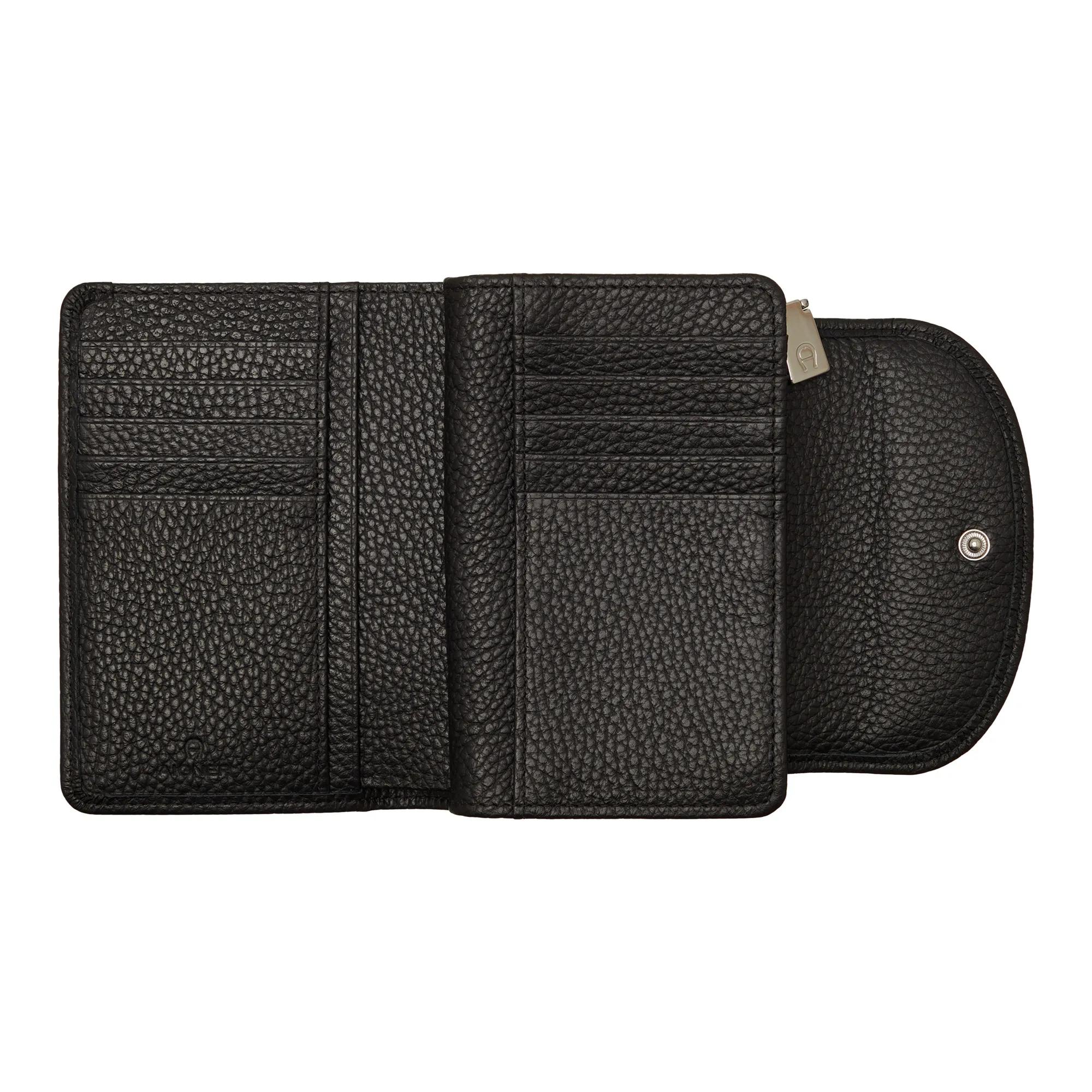 AIGNER Basics Black Bi-Fold Wallet