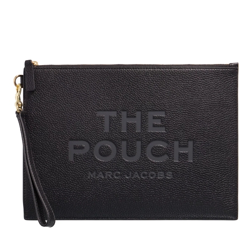 Marc Jacobs Leather The Items Wallet Black Clutch