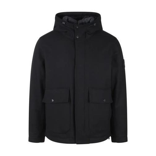 Stone Island Short Down Jacket Black Piumini