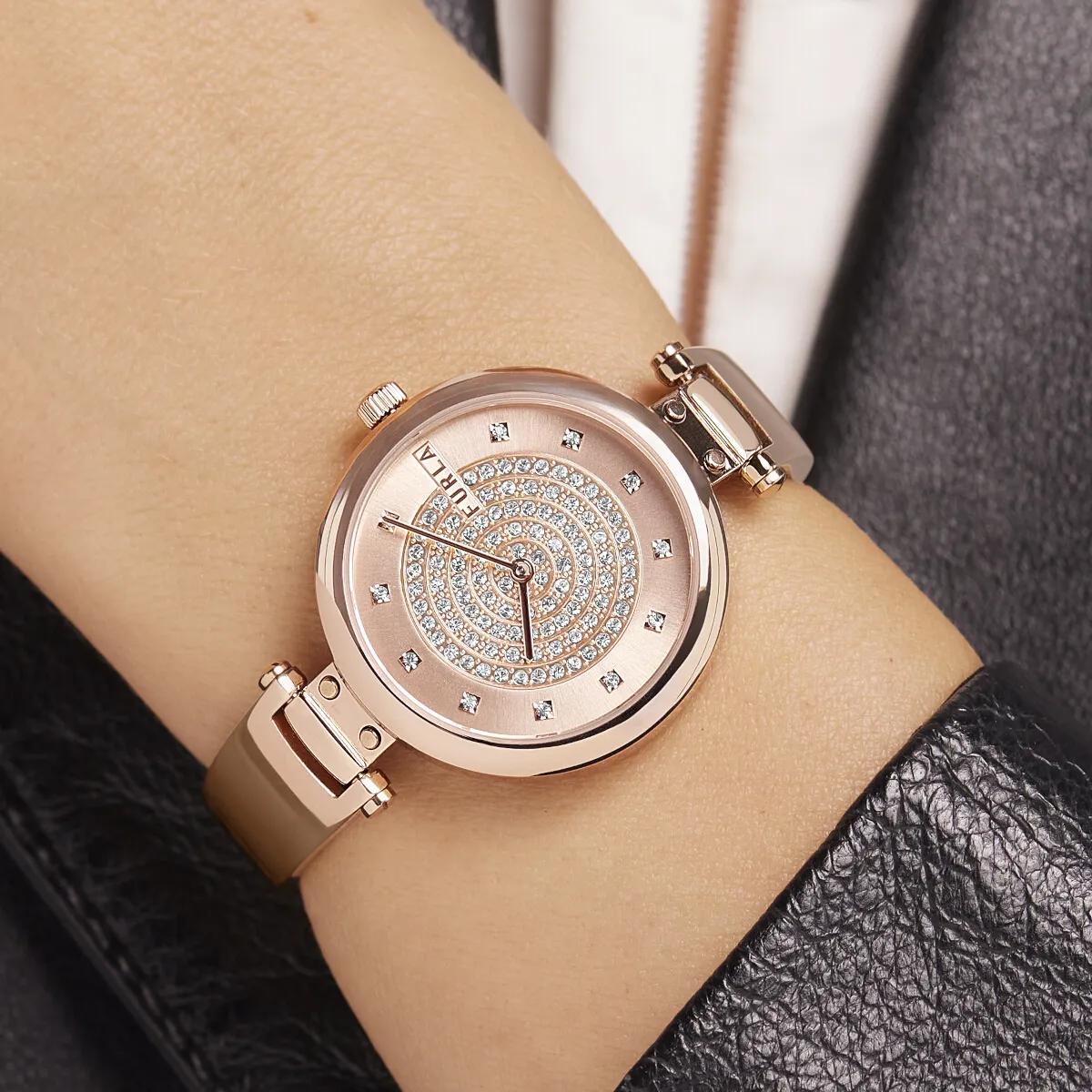 Thumbnail - Furla Uhr - Analoguhr Furla B New Pin - Gr. unisize - in Rosa - für Damen