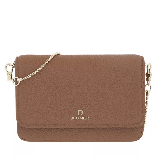 AIGNER Fashion Wallet Dark Toffee Brown Wallet On A Chain