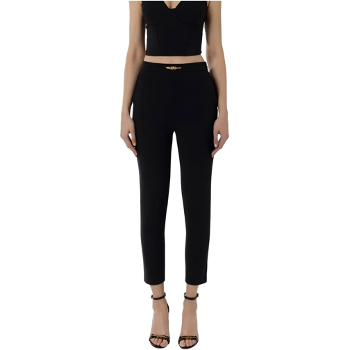 Elisabetta Franchi Hosen Trousers Black schwarz