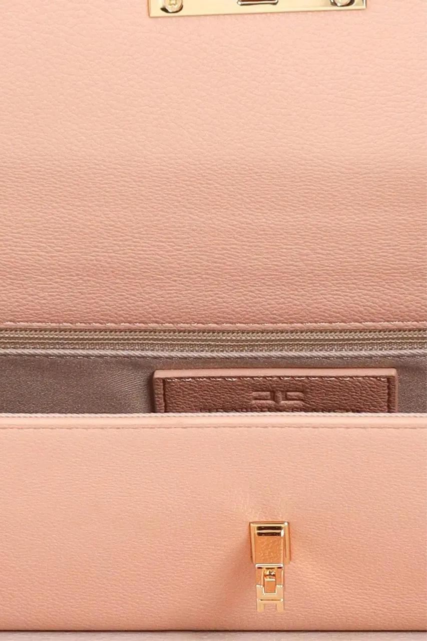 Elisabetta Franchi Crossbody bags.. Flesh-Colored Fleshcolored in beige
