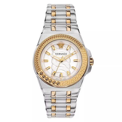 Versace Chain Reaction Watch Silver-Tone Dresswatch
