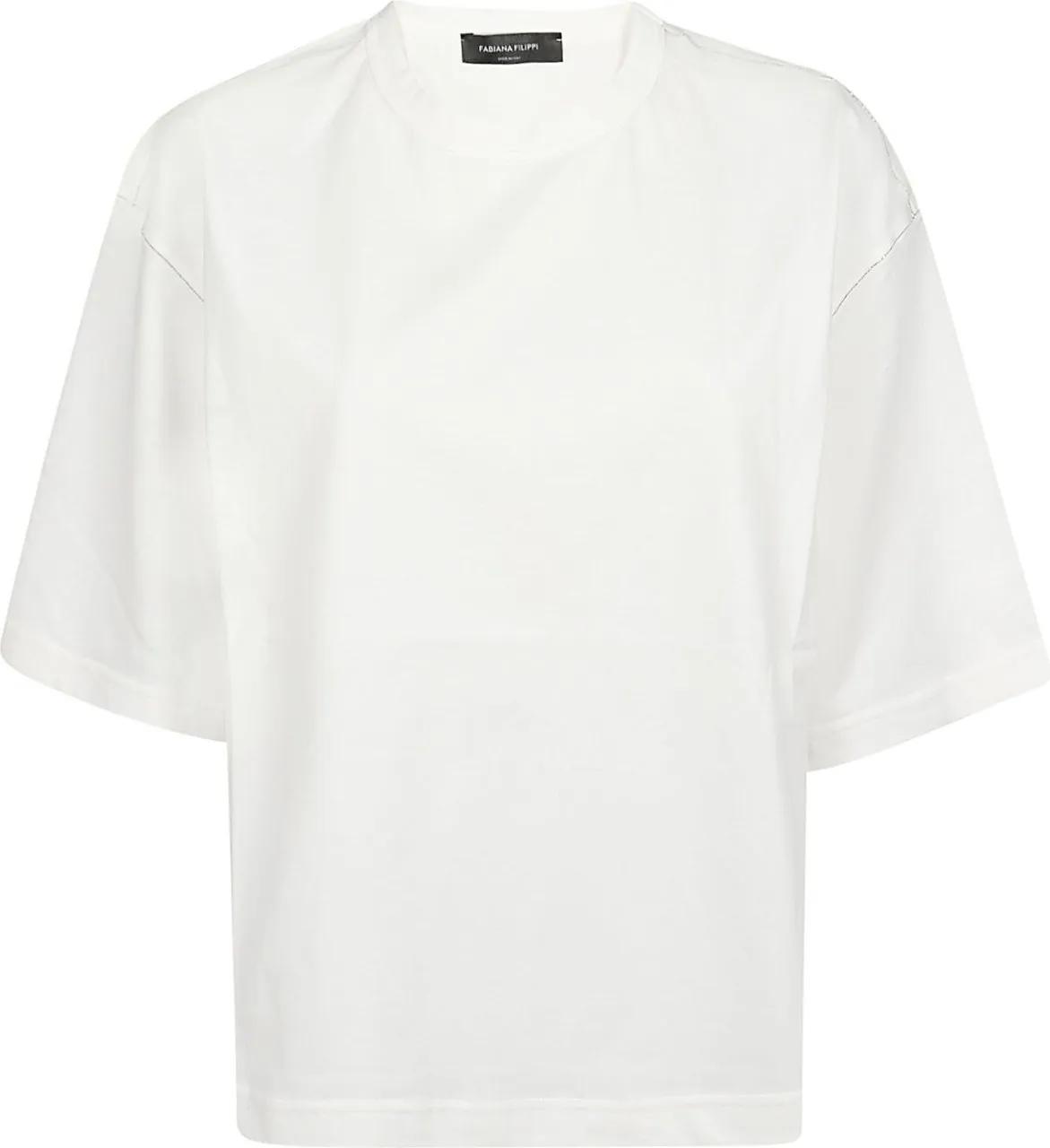 Thumbnail - Fabiana Filippi - T-shirt White - Größe 42 - weiß