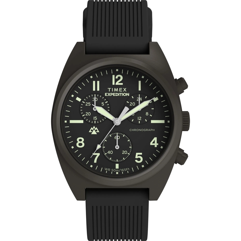 Timex Quarzuhr Quarz-Analoguhr Expedition® Capstone Chronograph schwarz