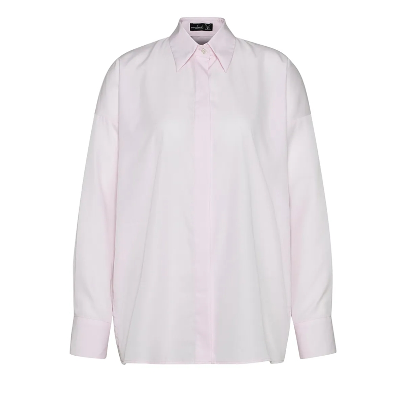 VAN LAACK Bluse Bluse Modern Fit Uni rot