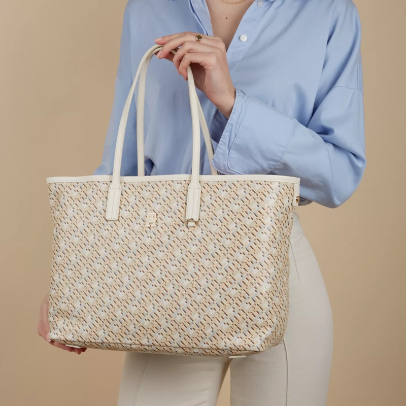 Tommy Hilfiger Shopper Monoplay Shopper Beige (Image 5)