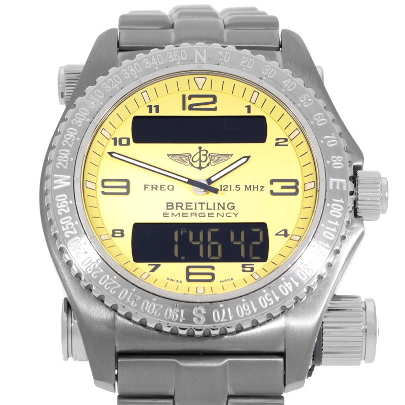 Breitling Automatikuhr Emergency Gelb