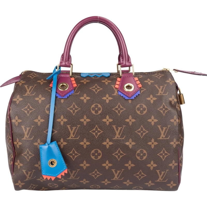 Louis Vuitton Tote Louis Vuitton Monogram Canvas Totem Speedy 30 Hand braun