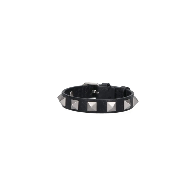Valentino Garavani Armband Black "Rockstud" Bracelet Not Applicable