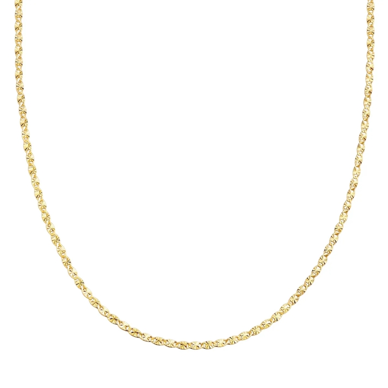 Glanzstücke München Mittellange Halskette Sterling Silber Halskette gold