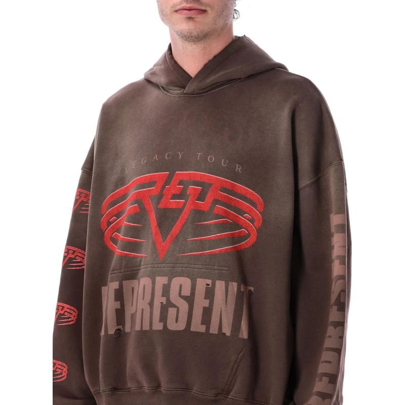 Represent  Living Legacy Tour Hoodie Marrone braun(Image 3)