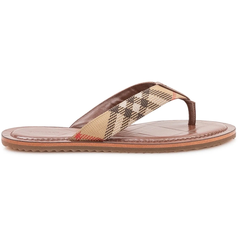 Burberry Slides Sandali Infradito con Fascia braun
