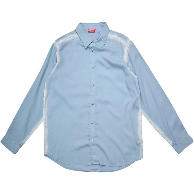 Diesel Legeres Oberteil Camicia S-Simply Azzurra mehrfarbig