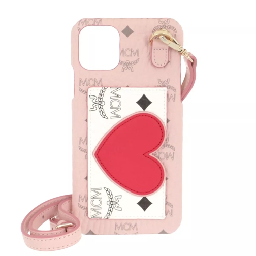 MCM Visetos Iphone 11 Pro Max Case Powder Pink Telefoonhoesje