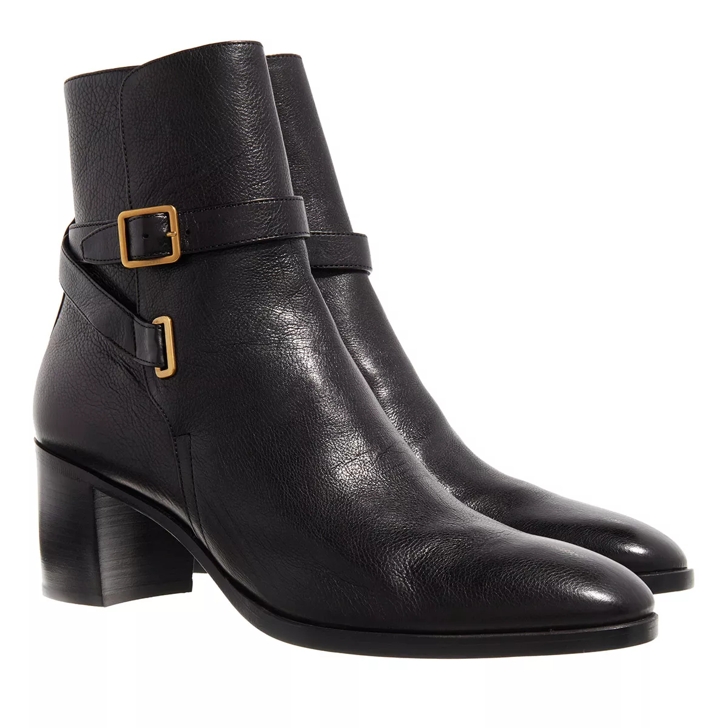 Ysl black hot sale ankle boots