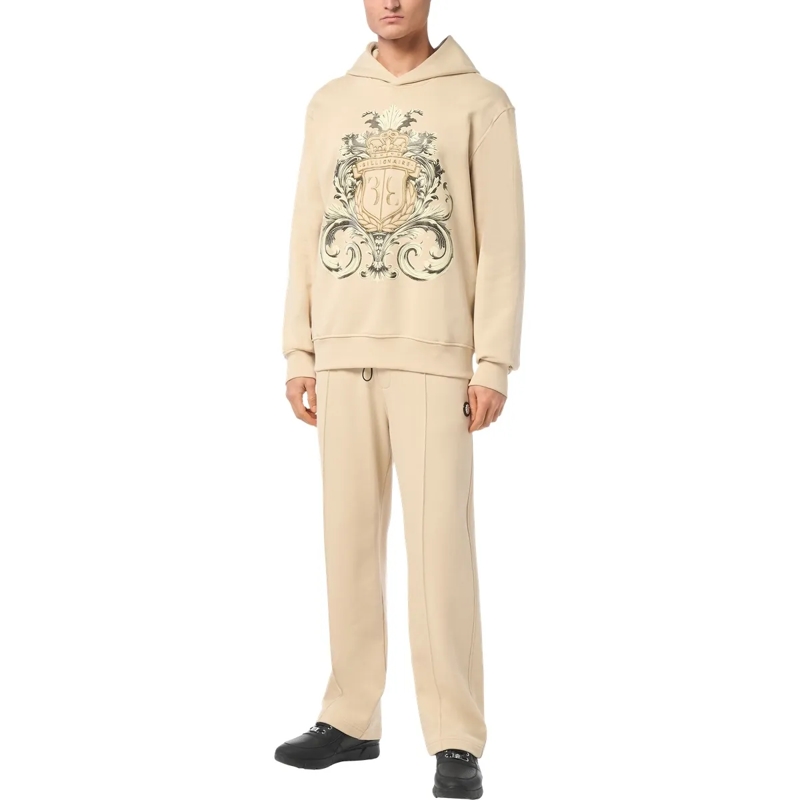 BILLIONAIRE Top Hoodie Baroque beige(Image 3)