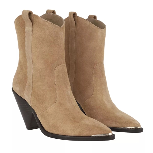 Toral Coned Heel Ankle Boots Camel Stiefelette