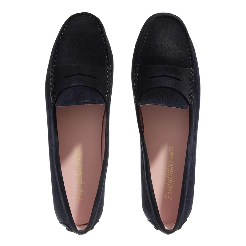 Pretty Ballerinas Loafer Josephine Microtina Navy(Image 5)