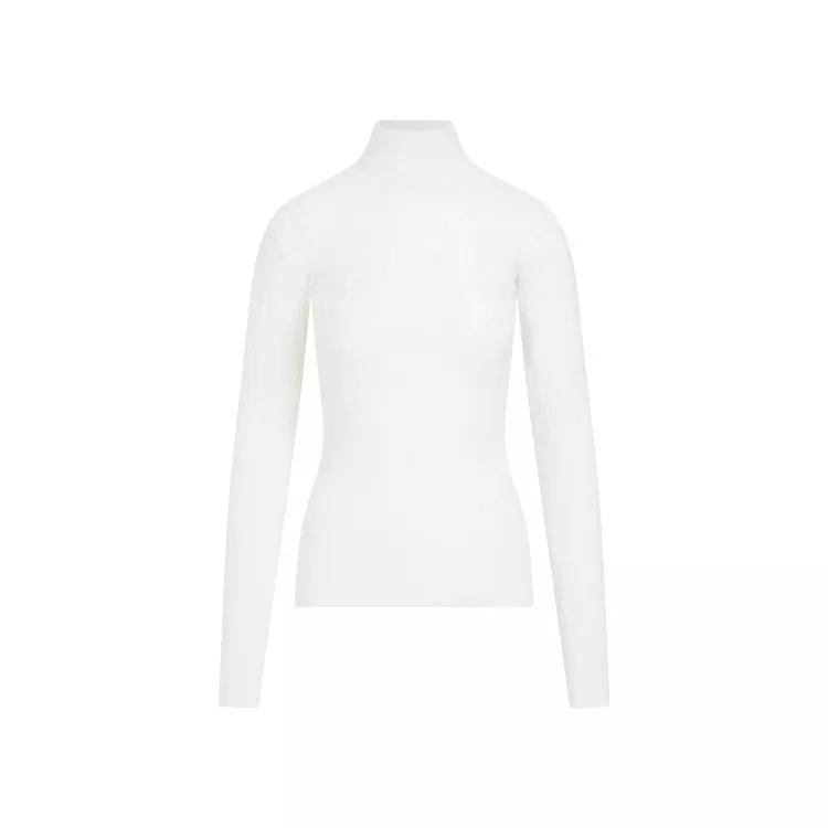 Bottega Veneta - White Cotton Top - Größe M - white