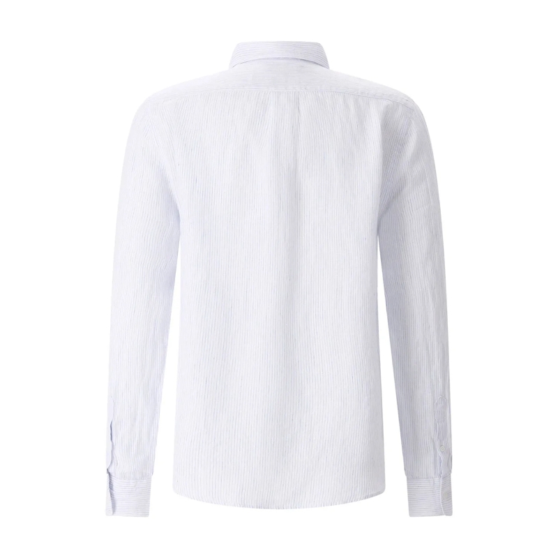 Vince Hemd Classic-Fit Hemd aus Leinen blau(Image 2)