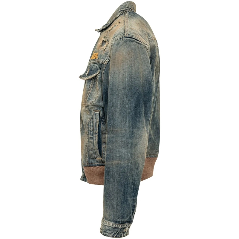 Dsquared2 Veste en jean Giacca in Denim con Ricamo blau(Image 3)
