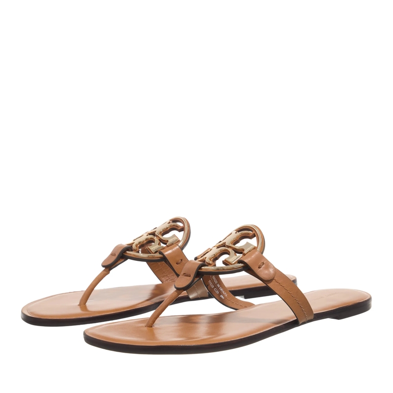 Tory Burch Flip Flops Metal Miller Walnut / Gold(Image 6)