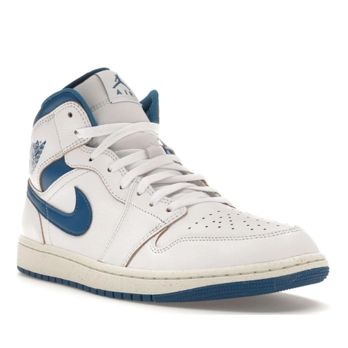 Nike lage-top sneaker Jordan 1 Mid SE Industrial Blue weiß