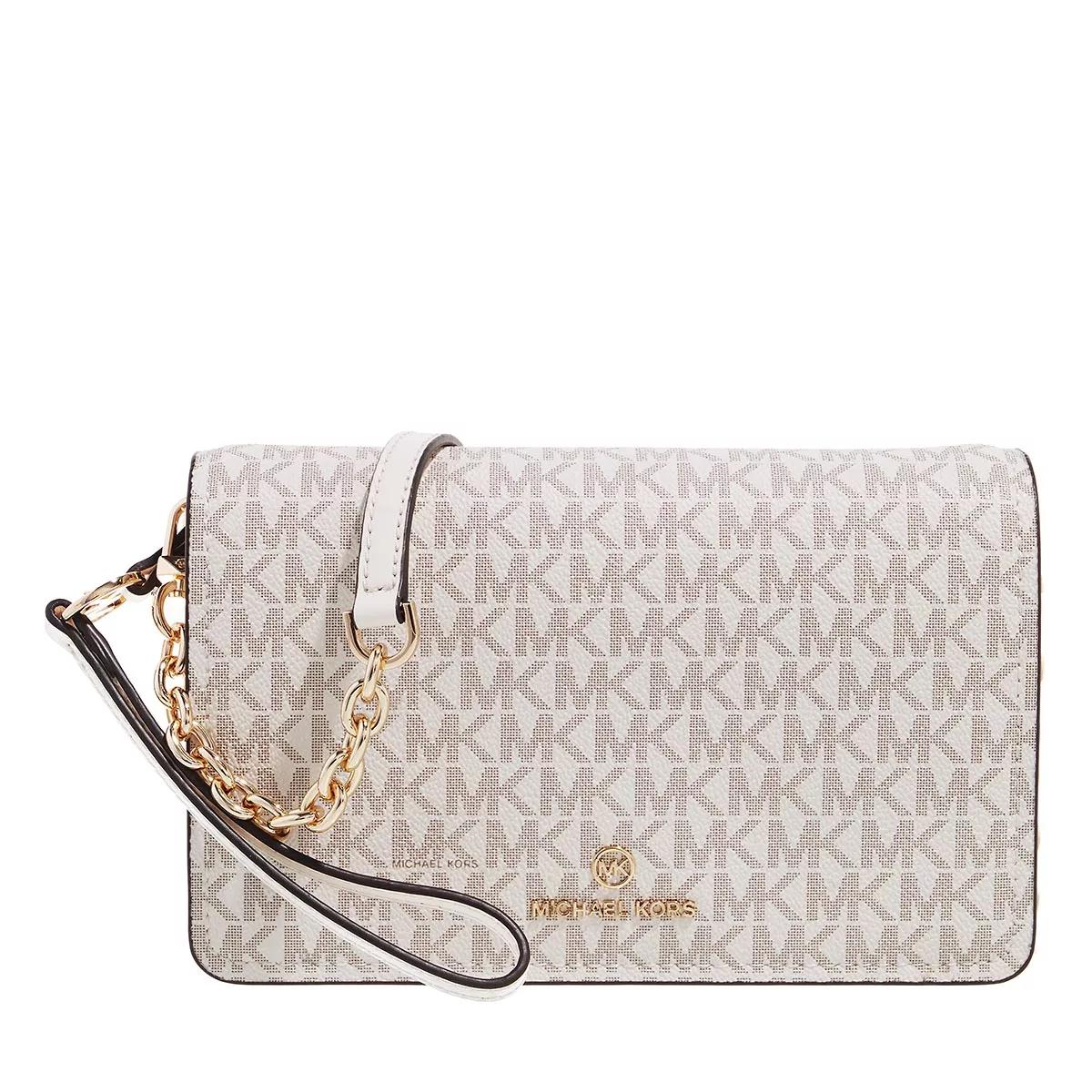 Michael Kors Crossbody Bags - Large Accordian Flap Crossbody - Gr. unisize - in Creme - für Damen