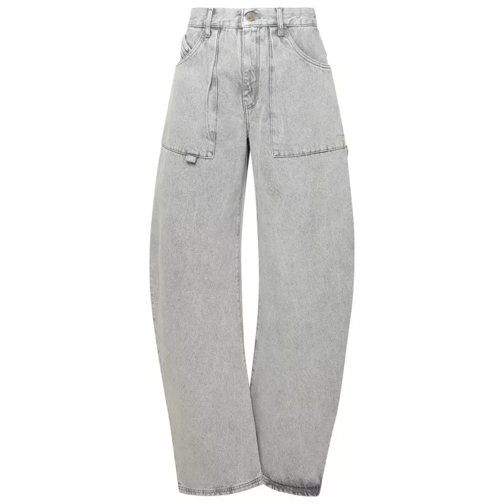The Attico Effie' Grey Cotton Jeans Grey Jeans