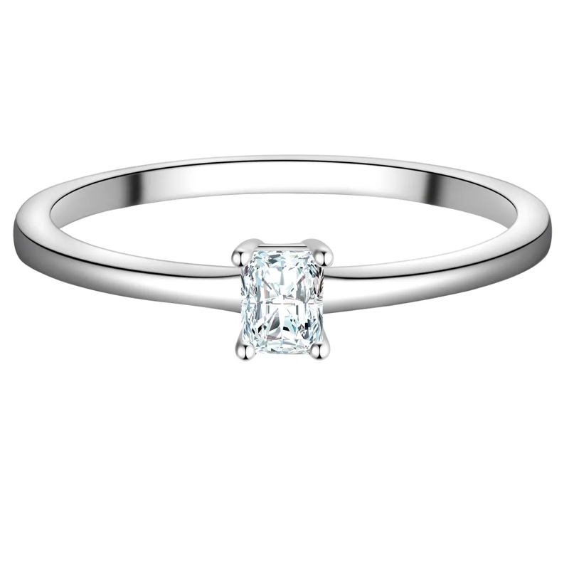 Trilani Ring Sterling Silber Ring Zirkonia silber