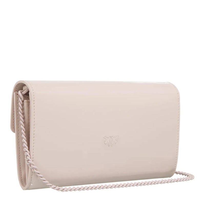 Pinko Wallet On A Chain Love One Wallet C Cipria-Antique Gold(Image 4)