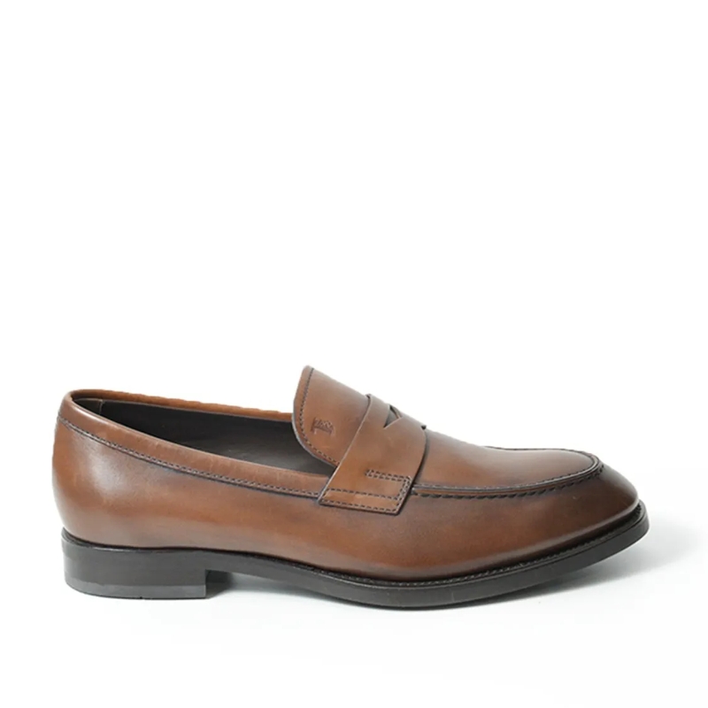 Tod's Loafer Brown Leather Moccasin Brown