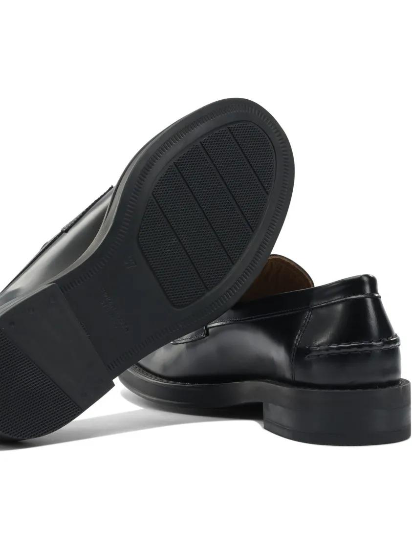Thumbnail - Polished Leather Loafers - Gr. 40 (EU) - in Schwarz