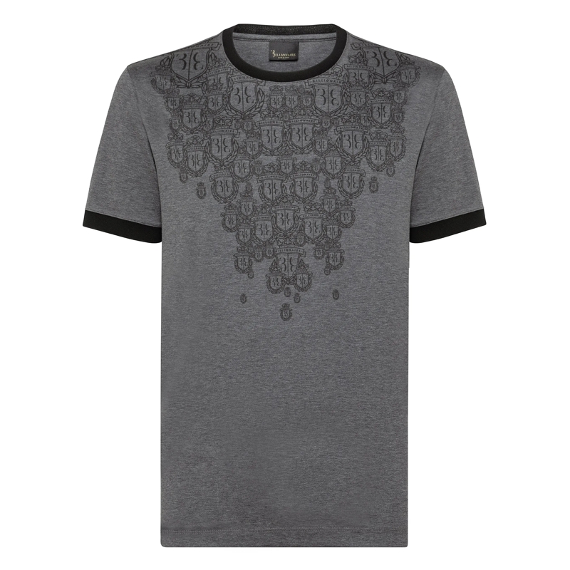 BILLIONAIRE T-Shirt T-Shirt Crest grau