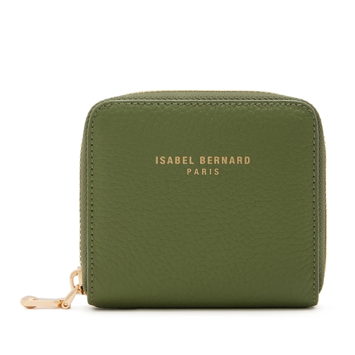 Isabel Bernard Portemonnaie mit Zip-Around-Reißverschluss Isabel Bernard Honoré damen Geldbörse Grün IB23046 Grün