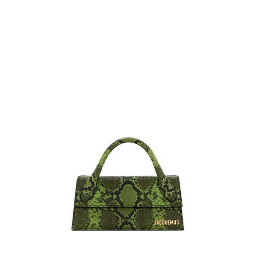 Jacquemus Le Chiquito Long Leather Bag Green Crossbodytas