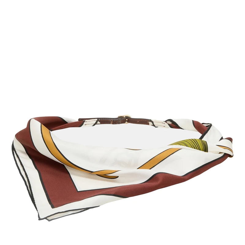 Dorothee Schumacher Gürtel CUOIO SOFTNESS scarf belt Brown Ribbon scarf