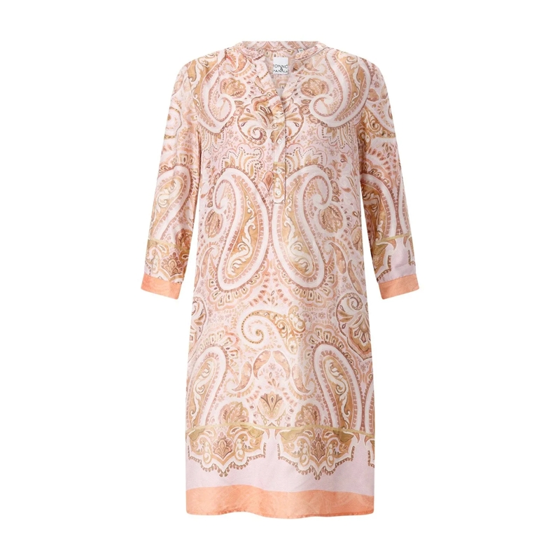 Emily can den Bergh Minikleid Minikleid mit Muster orange