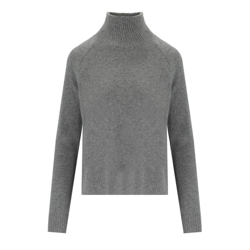 WEEKEND Max Mara Rollkragenpullover MAX MARA WEEKEND ALCALI GRAUER PULLOVER MIT HOHEM  grau