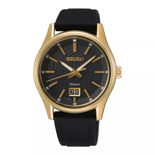 Seiko Seiko Herrenuhr SUR560P1 Gold farbend Quartz Horloge