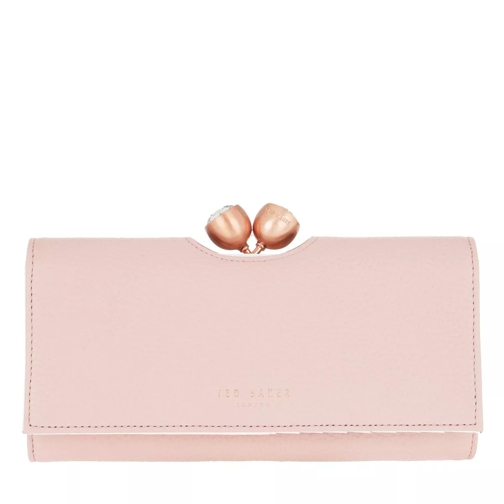 Ted Baker Muscovy Textured Bobble Matinee Light Pink Flap Wallet