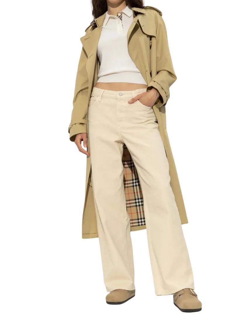 Thumbnail - Birkenstock Sandalen - Contoured Brown Slip-On Sandals With Gold-Tone Buc - Gr. 36 (EU) - in Braun - für Damen