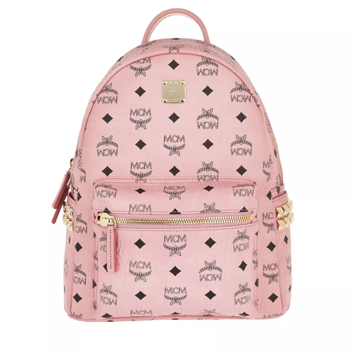 MCM Stark Backpack Small Soft Pink Backpack