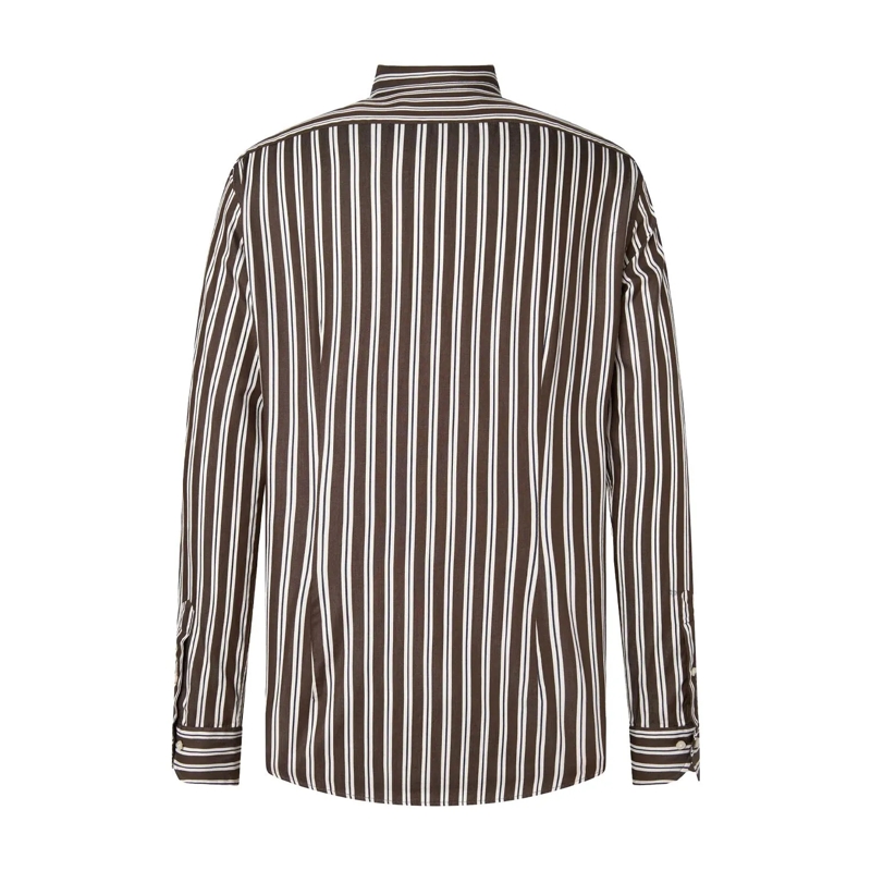 windsor. T-shirt Hemd Lano aus Baumwolle braun(Image 2)
