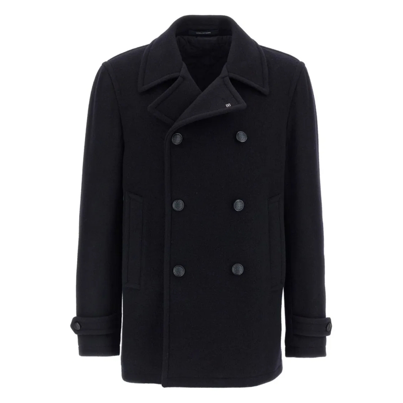 Tagliatore Parka Monaco Lined Jacket Black