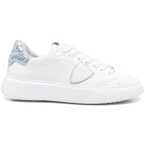 Philippe Model sneaker basse Philippe Model Sneakers Bianco E Celeste weiß